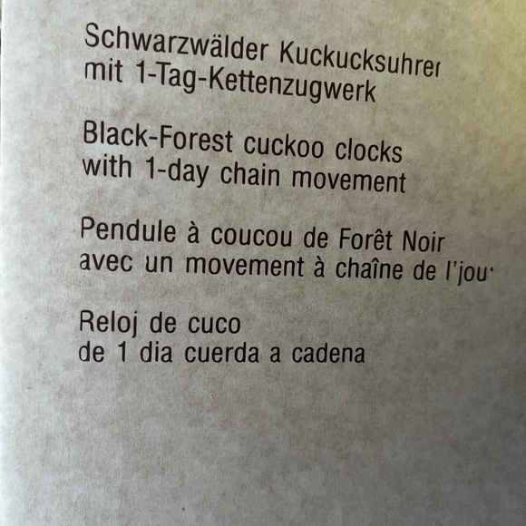 Authentic Black Forest Cuckoo Clock - Picture 5 of 6